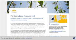 Desktop Screenshot of pjcarroll.ie